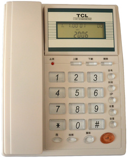 来电显示电话机TCL37型免装电池原厂正品信息
