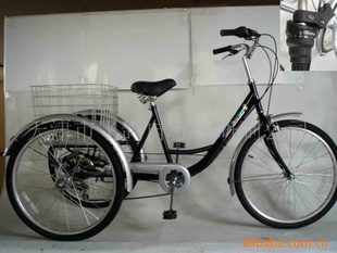 24寸喜马诺6速三轮自行车天津飞鸽厂家直销三轮购物车信息