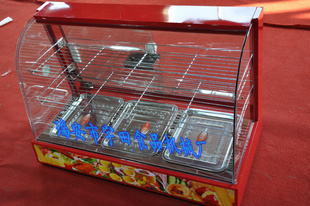 小型二层方形保温展示柜蛋挞保温柜薯条鸡腿汉堡展示柜陈列柜信息