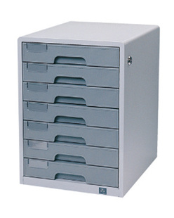 7层金属外壳文件柜9703桌面带锁收纳柜经理办公室家用信息