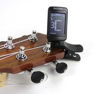 ukulele调音器吉他定音器多功能校音器tuner尤克里里可以贴牌信息