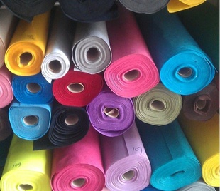 化纤毛毡布，涤纶无纺布，各种彩色无纺布信息
