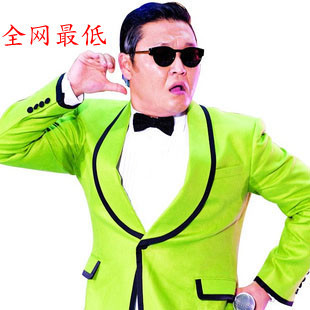 2013新款江南style鸟叔时尚潮人圆框太阳镜骑马舞黑超墨镜信息