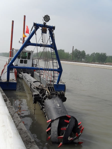 山东省青州圣洁绞吸式挖泥船12英寸信息