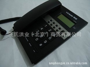 新款领域803电话机带来电显示领域电话机免装电池办公电话机信息