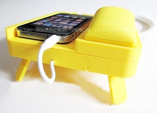 iPhone4复古座机PhonexPhone创意电话座受话器iphone座机信息