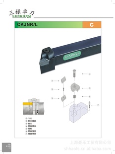 台湾三禄(SUNROXM)刀具CKJNR/L刀具组合图信息
