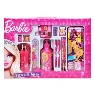 Barbie芭比正版超值大礼盒文具套装礼盒A315346信息