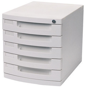 得力8955文件柜得力五层硬塑料带锁文件柜桌面文件柜信息