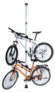 车店必备自行车挂架自行车展示架顶天立地柱停车架可达4米信息