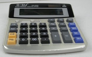 O.SU奥数计算机易能通计算器AT550012位计算机12位计算器信息