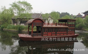 仿战国吴王画舫，长13.8米宽3.8米，大型画舫船，信息